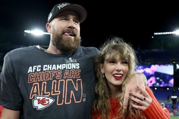 Then rumoured girlfriend of Travis Kelce of the undefeated City Chiefs made their relationship official with a public embrace. Netizens, fans and memes lit up with this announcement. (Image source: X)