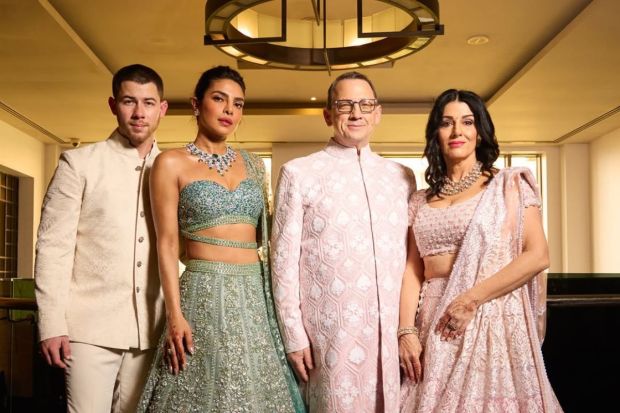 The event was also attended by Priyanka's in-laws and Nick Jonas' parents. They joined the celebrations in festive Indian attire and exquisite jewellery. (Image: Instagram)