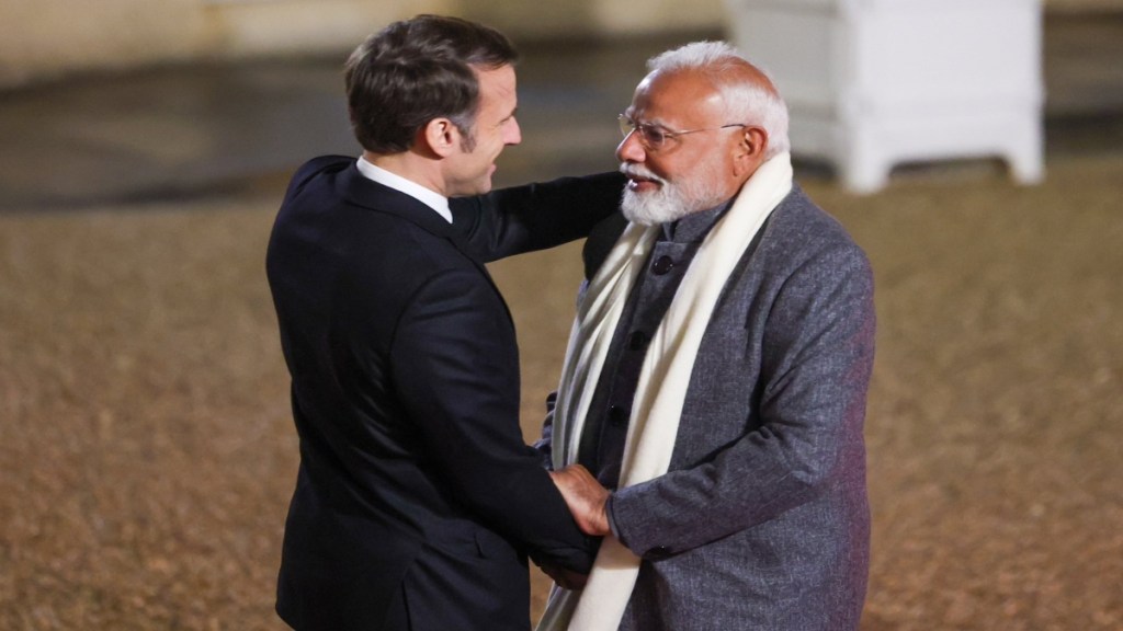 PM Modi meets 'friend' Emmanuel Macron in Paris ahead of AI Summit