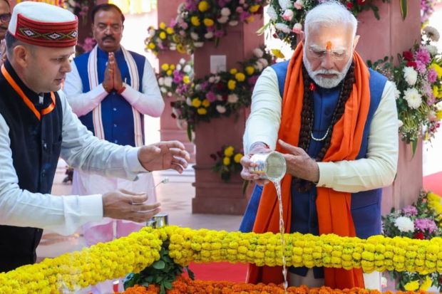 “A very special day for crores of people who cherish Bharatiya values and culture!” posted PM Modi on his social media handle @narendramodi on his previous visit to Mahakumbh 2025 (Image source: Instagram)