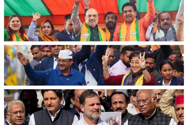 As the Bharatiya Janata Party registers their win in Delhi, the voters  have opened doors for them after nearly 15 years. From anticipating a clear lead in the exit polls to leading numbers on the result day, the numbers were favouring BJP leaders. In a momentous win for candidates, supporters flocked to the Ramleela ground and outside party offices. “They voted for change,