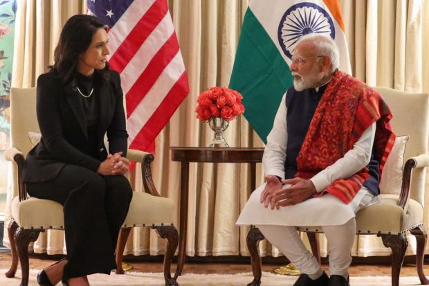 PM Modi met the US Director of National Intelligence, Tulsi Gabbard and discussed