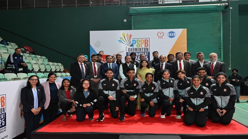 The event boasts an impressive lineup of national and international badminton stars. (Image/X)