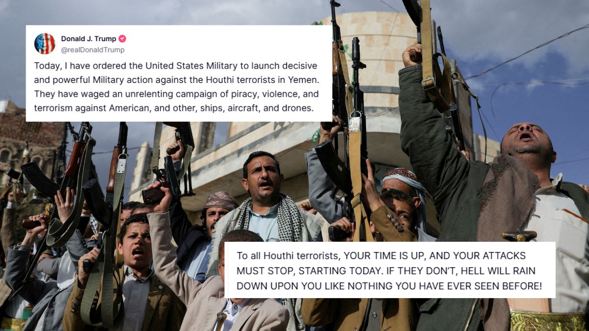 24 killed in Yemen after Trump orders wave of airstrikes on Houthi ...
