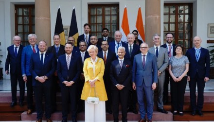 Belgian Princess Astrid in New Delhi (Image: X) Belgian Princess Astrid in New Delhi (Image: X)