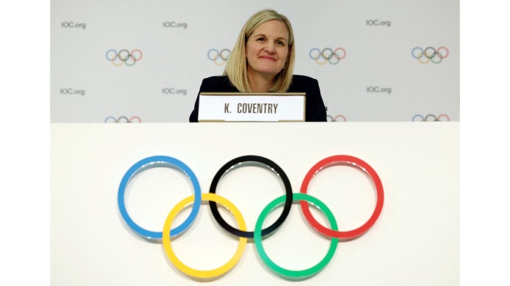 Kirsty Coventry being elected the next president of the International Olympic Committee. (Image Source: Financial Express) Kirsty Coventry being elected the next president of the International Olympic Committee. (Image Source: Financial Express)