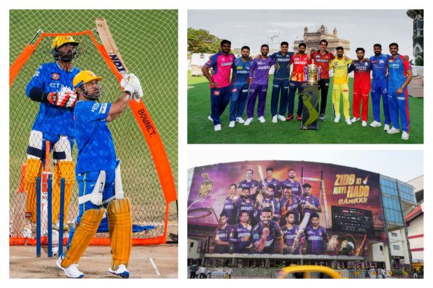 The Indian Premier League (!PL) 2025 commences today with the opening ceremony in Kolkata. As the defending champions, Kolkata Knight Riders (KKR) prepare to go against Royal Challengers Bangalore (RCB) in their home ground for the maiden match of IPL 2025, fans await an exciting season this year. From power-packed net sessions to team huddles, the stakes are high this season with IPL 2025.