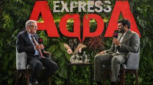 Bill Gates at Express Adda