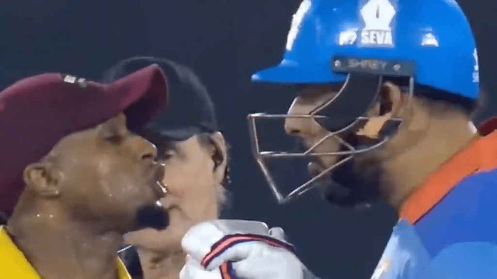 Brian Lara Intervenes as Yuvraj Singh, Tino Best Clash in International Masters League Final
