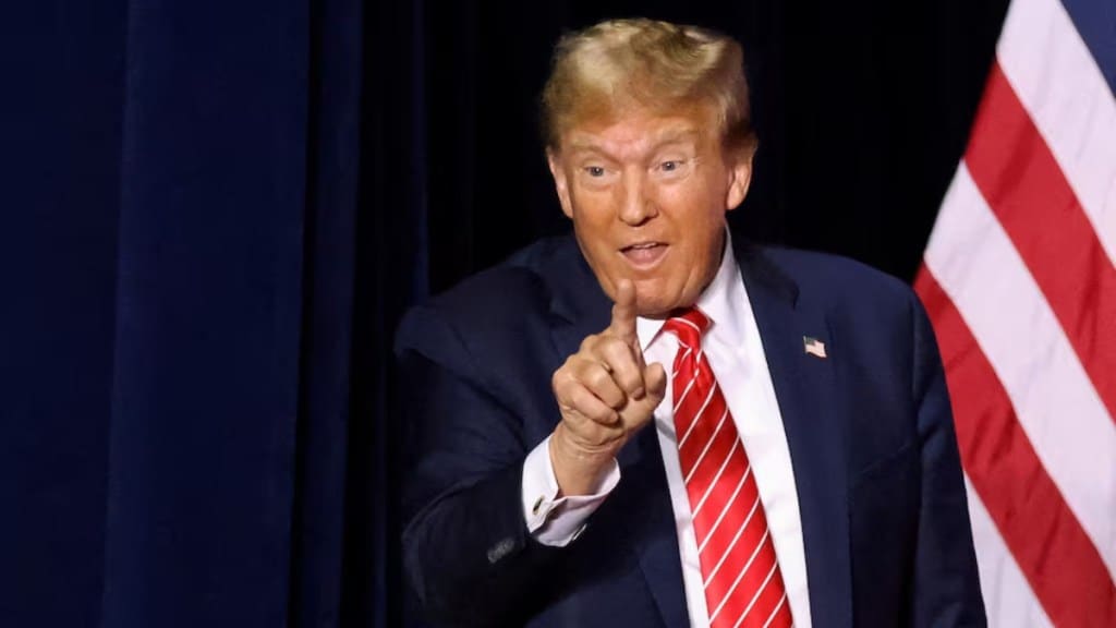Trump downplays recession