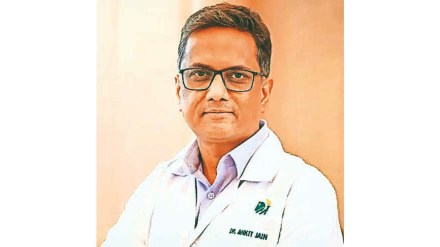 Dr Ankit Jain, senior consultant, medical oncology, Indraprastha Apollo Hospitals. (Image Source: Financial Express)
