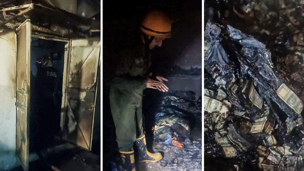 Burnt cash at Judge Yashwant Varma's house in Delhi - three member panel to be set up