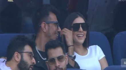 Yuzvendra Chahal spotted with ‘Mystery girl’ during India-New Zealand match. (Image Source: X/twitter)