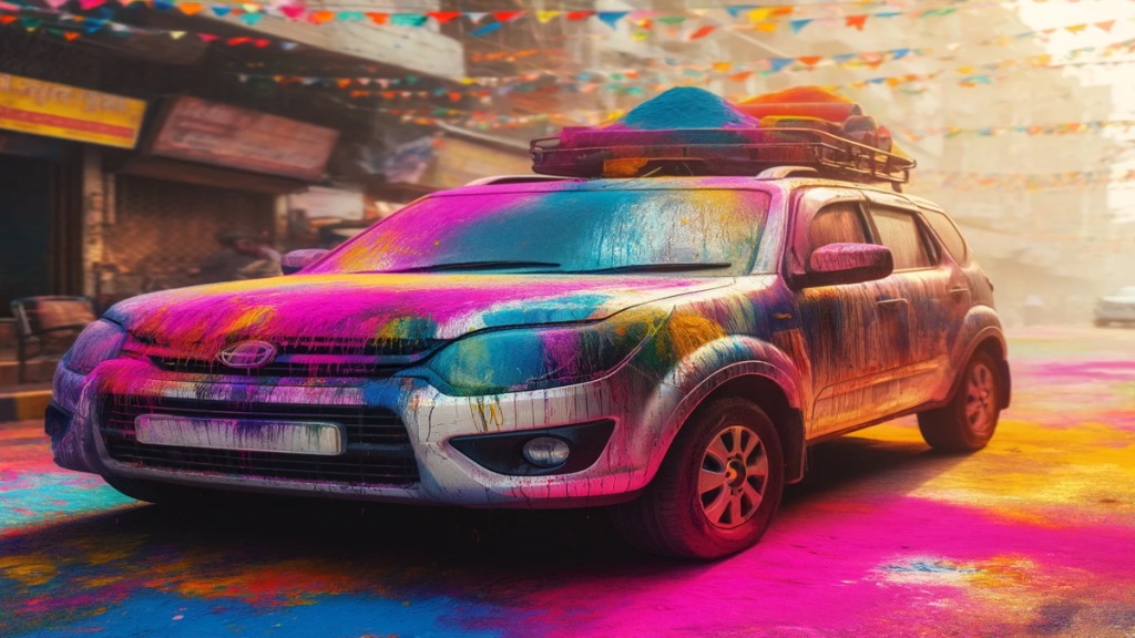 Holi car