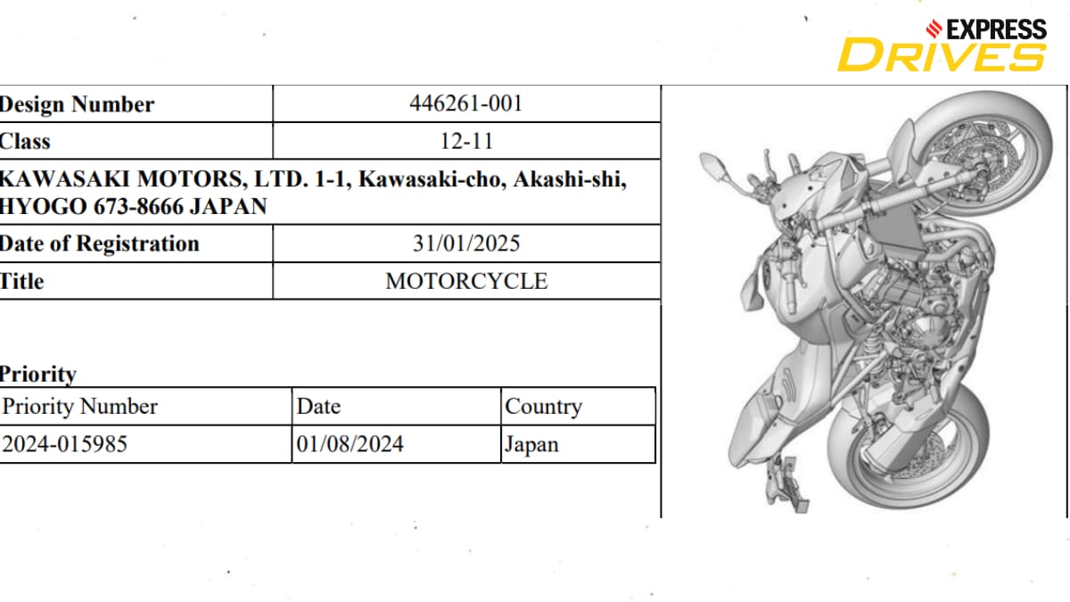 2025 Kawasaki Z900 patented in India: What to expect? - Bike News