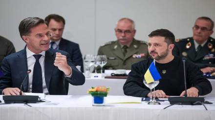 NATO chief with Zelenskyy