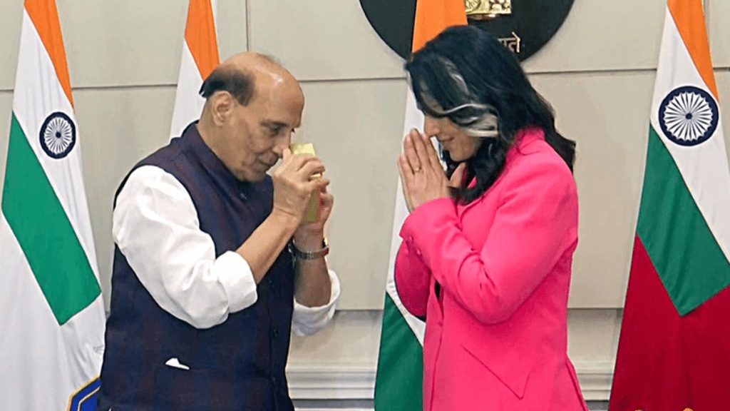 Rajnath Singh, Tulsi Gabbard Rajnath Singh, Tulsi Gabbard
