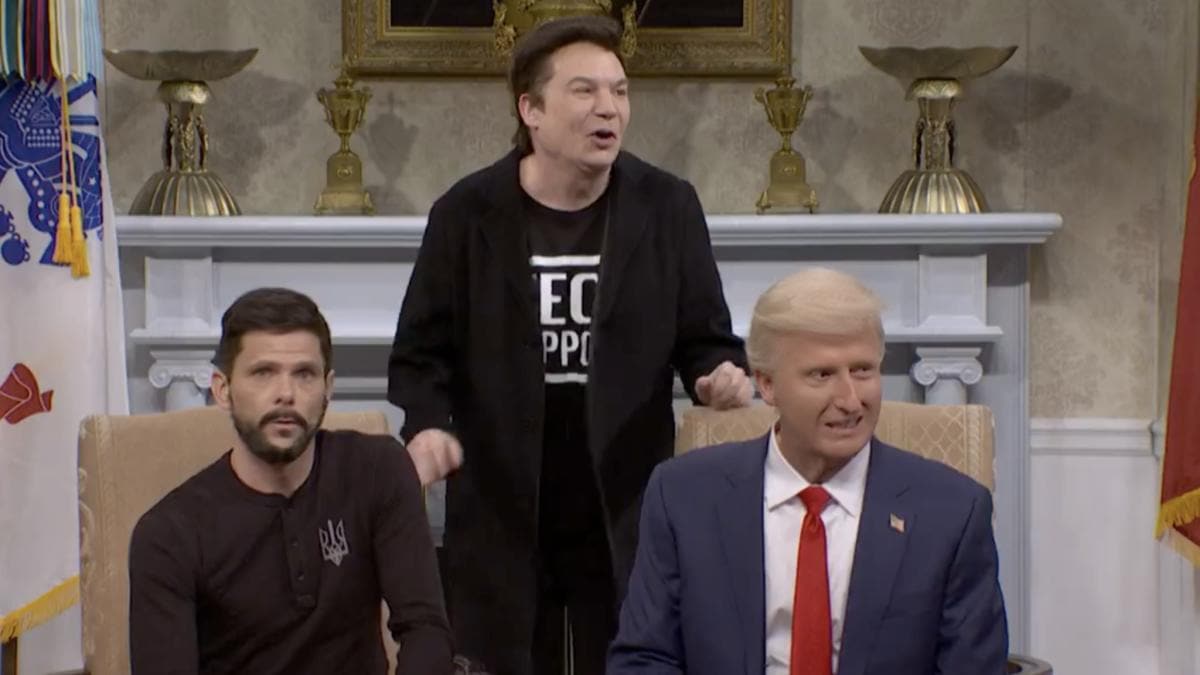 snl, trump-zelenskyy fight, white house debate, white house, snl mocks oval office fight, entertainment