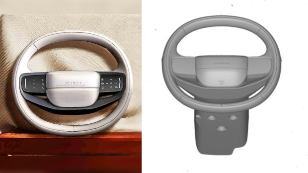 Tata Avinya steering wheel