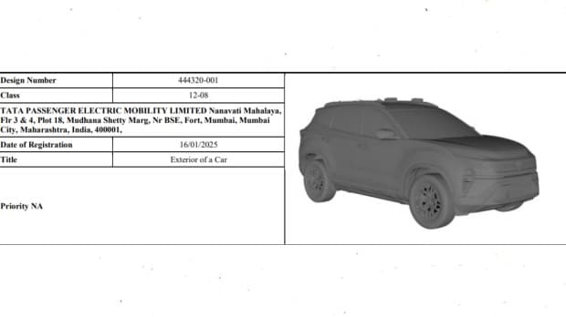Tata Harrier EV patent application