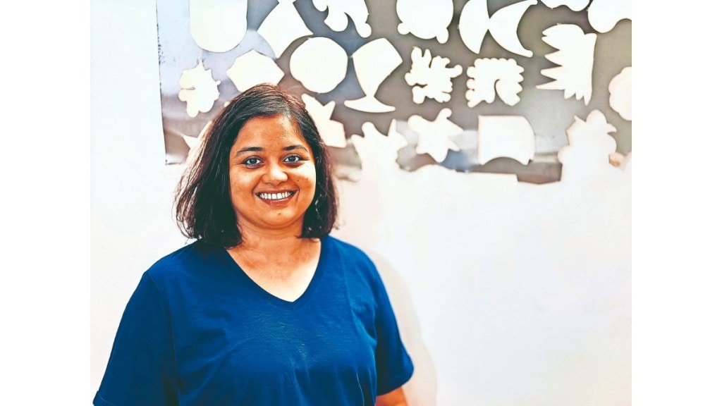 Mumbai's Teja Gavankar transforms the familiar into introspective sites through her mixed-media installations.. (Image Source: Financial Express)