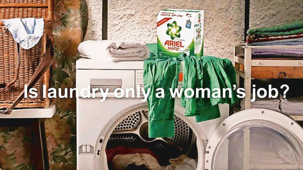 The “Share the Load” campaign by Ariel was a game-changer in Indian advertising, addressing a critical yet often overlooked societal issue: gender inequality in household chores The “Share the Load” campaign by Ariel was a game-changer in Indian advertising, addressing a critical yet often overlooked societal issue: gender inequality in household chores