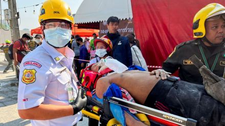 myanmar earthquake, bangkok building collapse