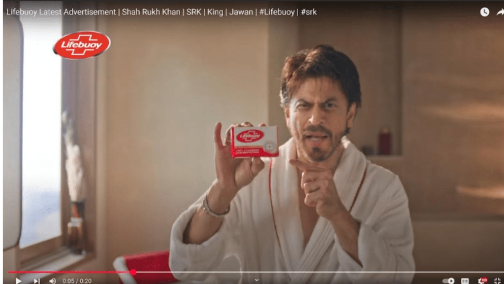 That SRK is Lifebuoy’s new face is a twist in itself.