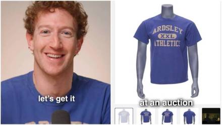 Zuckerberg buys The Social Network t-shirt