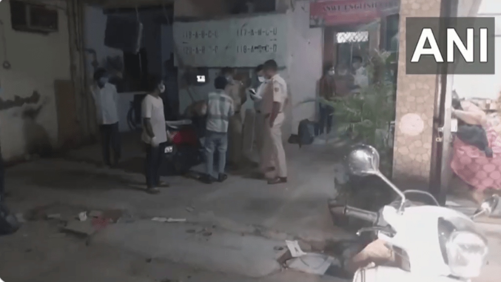 Delhi horror: The woman's body was placed inside a bed box in a DDA flat in Vivek Vihar. It was kept in a bag which was wrapped in a blanket.