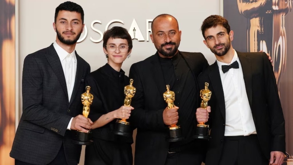 Oscars 2025: 'No Other Land' directors call for political solution to Gaza war in Oscar speech