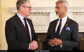 Jaishankar meets British PM (Image X) Jaishankar meets British PM (Image X)