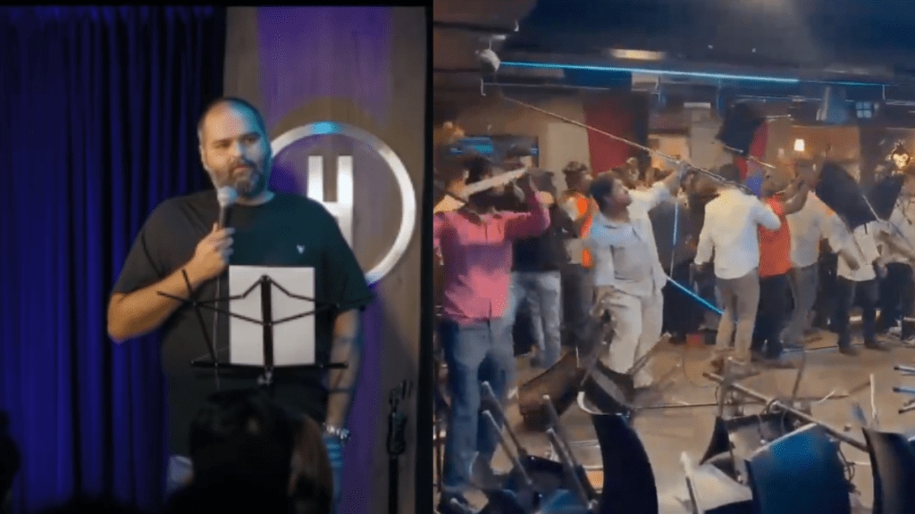 “What they did in the Maharashtra elections…. Shiv Sena left BJP, then Shiv Sena left Shiv Sena. NCP left NCP... One clever man did this. He comes from a very prominent district in Mumbai - Thane,” Kunal Kamra mocked Eknath Shinde.