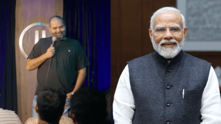 Comedian Kunal Kamra has taken a musical dig at PM Modi and Home Minister Amit Shah during his recent Mumbai show. He used Shah Rukh Khan’s iconic song ‘Badshah O Badshah’ to take a swipe at both of them. Comedian Kunal Kamra has taken a musical dig at PM Modi and Home Minister Amit Shah during his recent Mumbai show. He used Shah Rukh Khan’s iconic song ‘Badshah O Badshah’ to take a swipe at both of them.