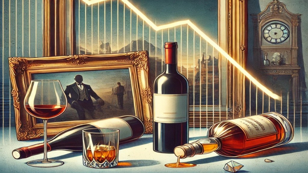 Luxury investments face decline: Fine art, wine and whisky see major price drops Luxury investments face decline: Fine art, wine and whisky see major price drops
