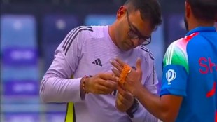 Mohammed Shami’s hand bleeds after dropping Rachin Ravindra's catch again, third miss in 2 matches