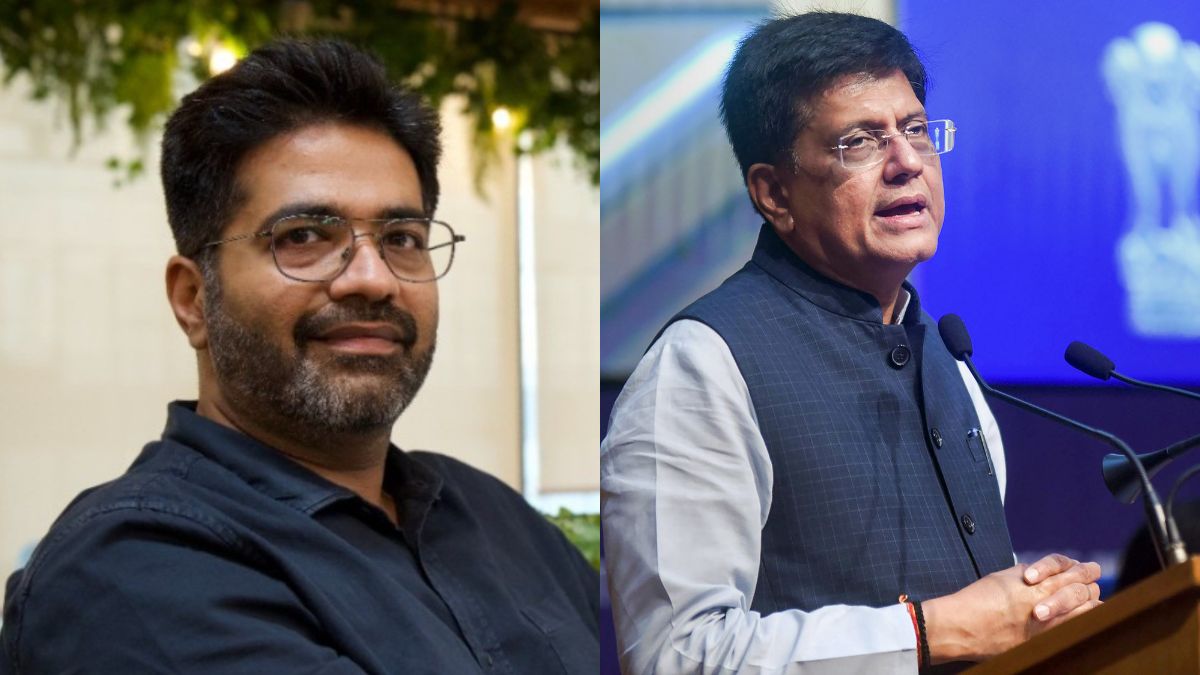 piyush goyal startup, piyush goyal, karan chawla, gaonzy, startup mahakumbh, piyush goyal startup mahakumbh comment, karan chawal dukaandari