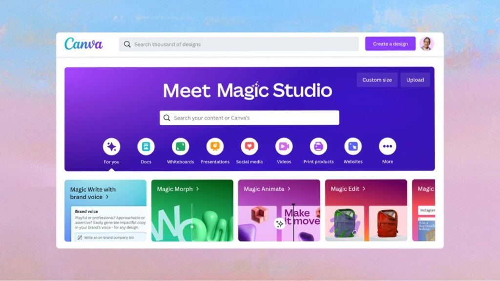canva ai magic studio