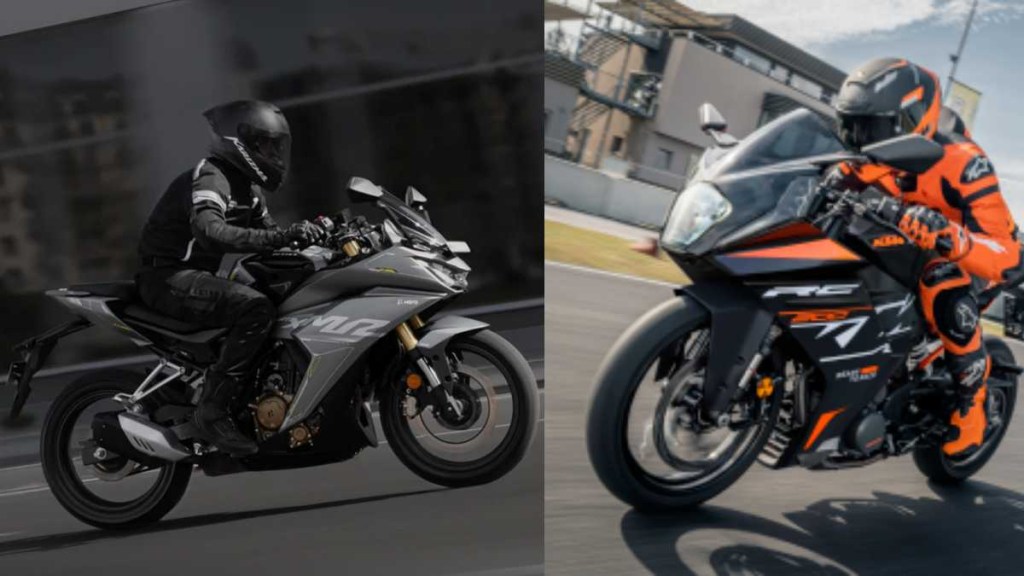 hero karizma vs ktm rc 200
