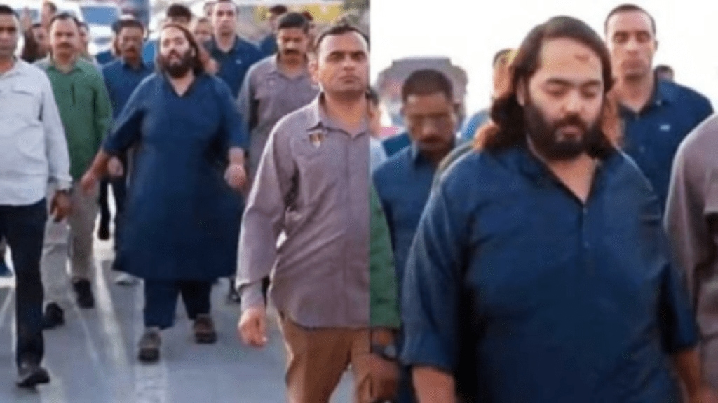 Anant Ambani, Anant Ambani walk to dwarka