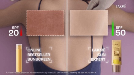 By initiating this campaign, Lakmē aims to bring clarity to consumers navigating a category full of high-SPF labels and limited verification, while reinforcing its role in shaping the standards of sun care in India.