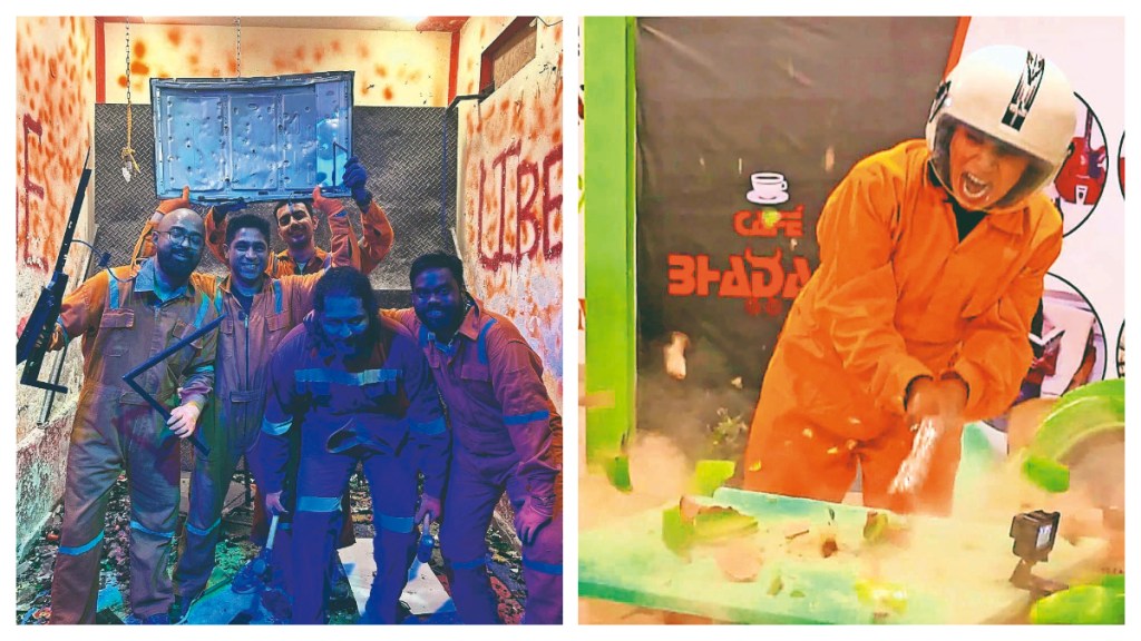 Rage Room business booms in India. (Image Source: Company)