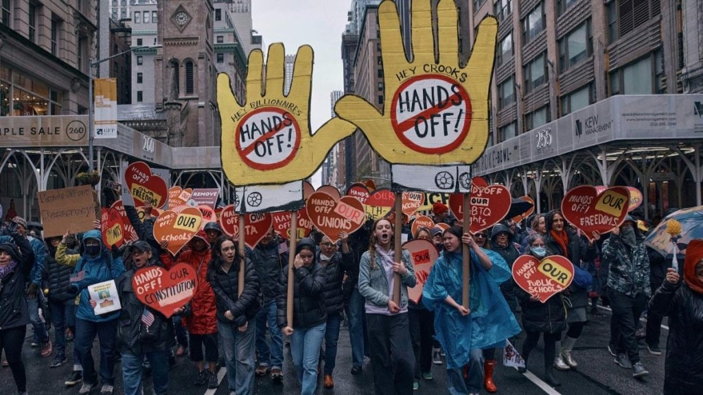 donald trump, hands off protests in us, protest in us, white house, president trump, elon musk, world news donald trump, hands off protests in us, protest in us, white house, president trump, elon musk, world news