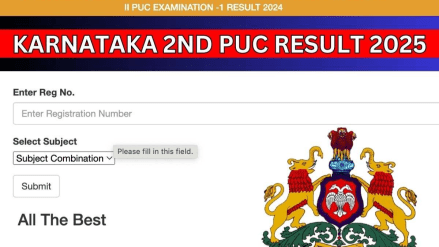 Karnataka 2nd PUC Result 2025 Date and Time Karnataka 2nd PUC Result 2025 Date and Time