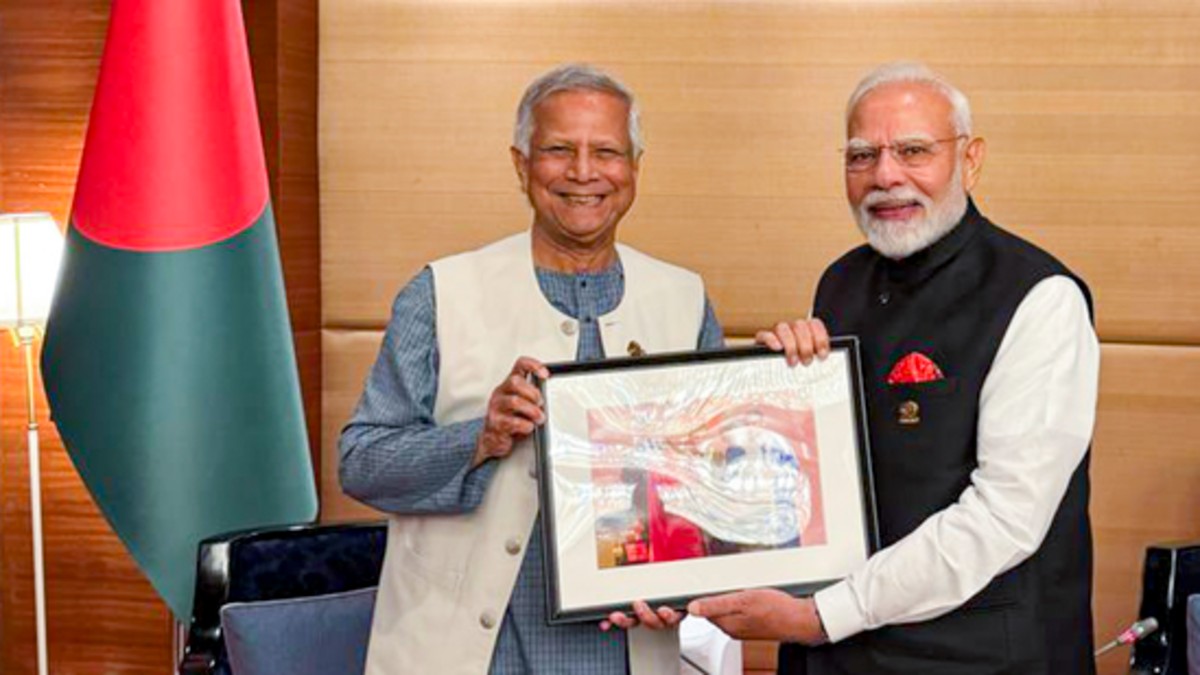 The two leaders met on the sidelines of BIMSTEC . (Image Source: X/@ChiefAdviserGoB) The two leaders met on the sidelines of BIMSTEC . (Image Source: X/@ChiefAdviserGoB)