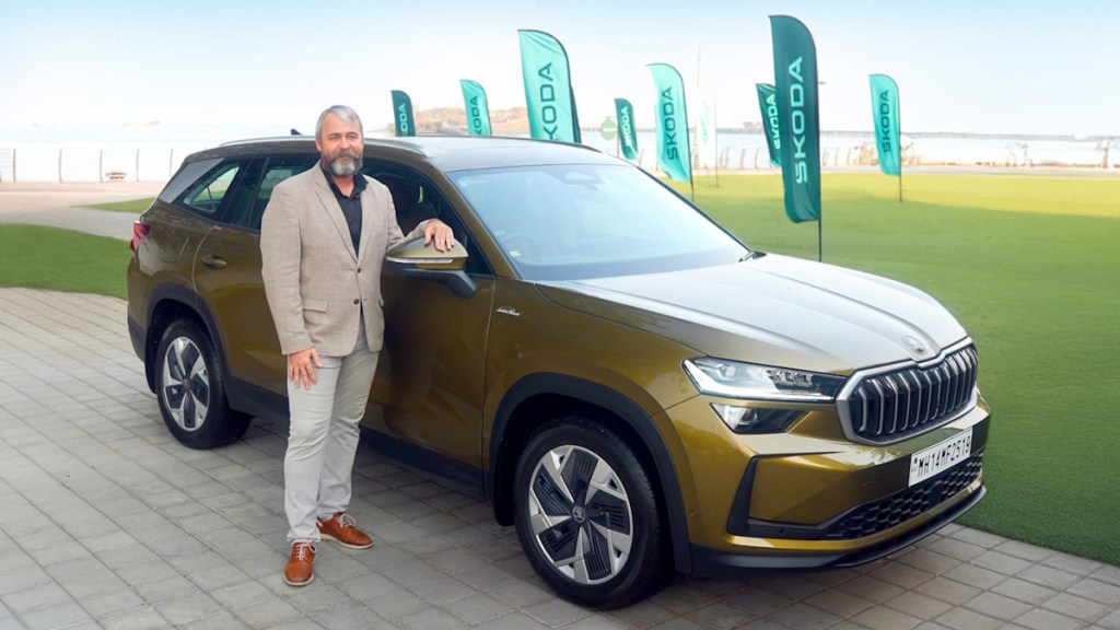 Petr Janeba with Skoda Kodiaq