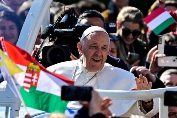 Pope addressed holy mass at the Kossuth Lajos Square in Hungary on 30 April, 2023 (Image Source: Reuters)