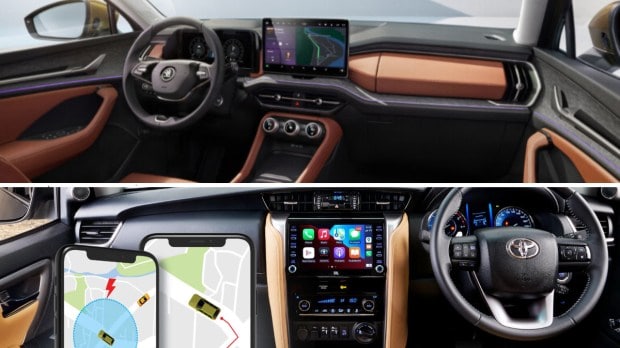 Skoda Kodiaq vs Toyota Fortuner Legender interiors