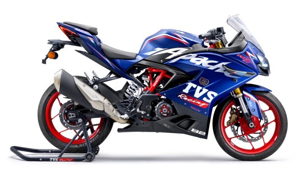 TVS Apache RR 310 Sepang Blue Race Replica colour scheme