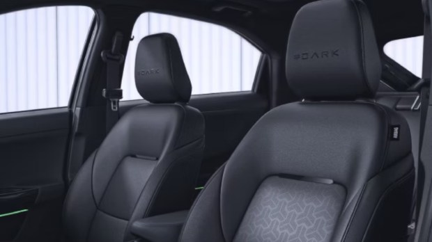 Tata Curvv EV Dark seats